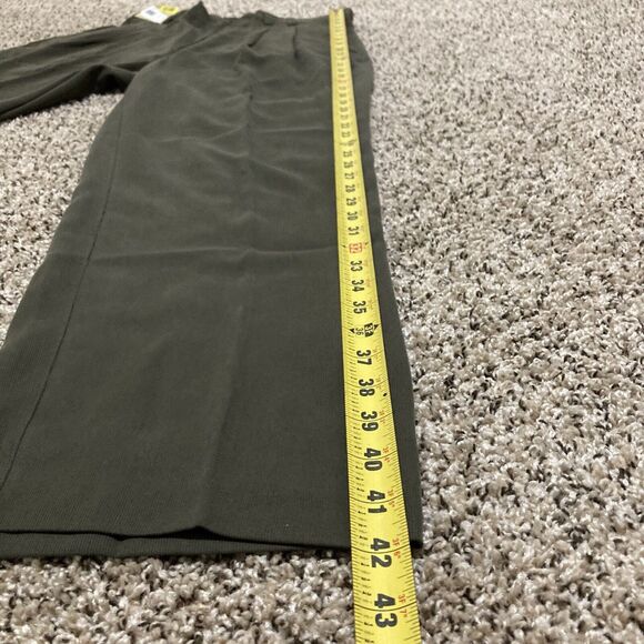 Caribbean Men’s Corded Pants 32/34 Grey Relaxed 2 Pleat Textured 70% Silk New - Picture 10 of 10